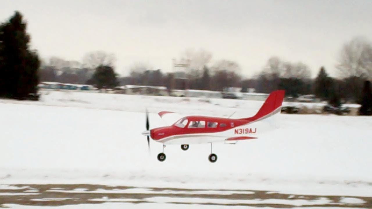 Parkzone Archer maiden crosswind landings