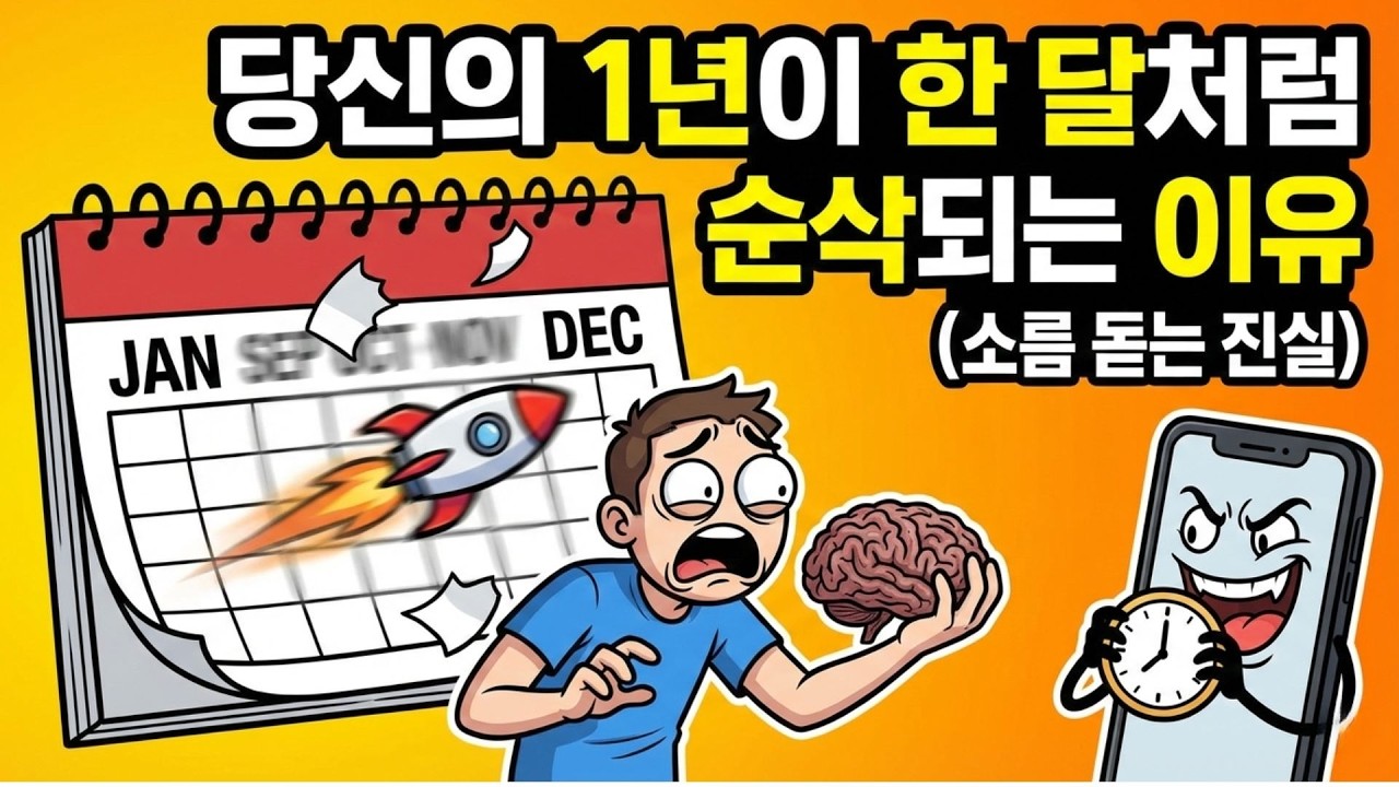 당신의 1년이 한 달처럼 '순삭'되는 이유 #심리학 #뇌괴학 #자기치유