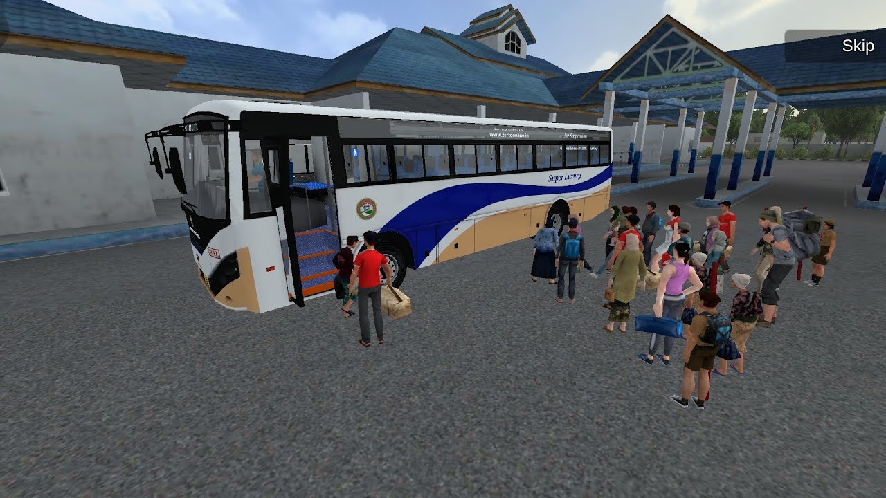 Super luxury Bus mod | Bus Simulator Indonesia lo TSRTC Bus Mod |New Supper luxury Bus mod Realistic