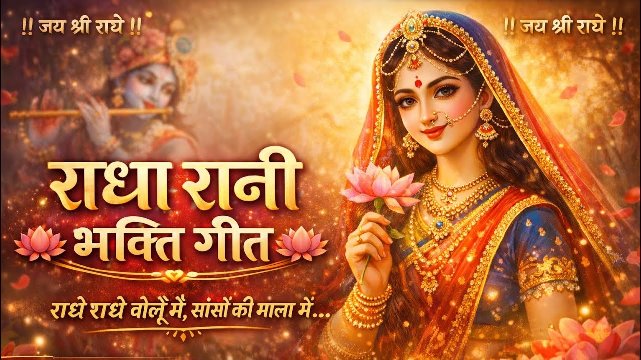 यह मधुर भक्तिगीत श्री राधा रानी को समर्पित है राधा रानी प्रेम भक्ति और करुणा की साक्षात् मूर्ति हैं।