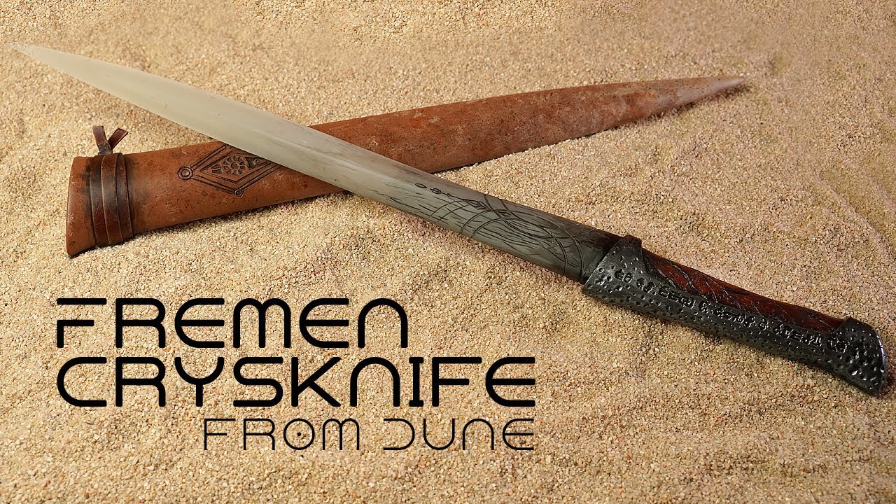 Fremen Crysknife from Dune - Painting 3D Resin Prints