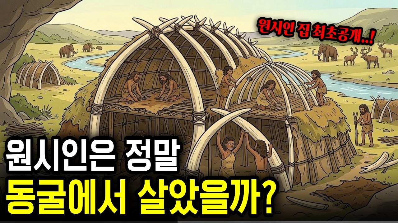 원시인은 동굴에서 살지 않았다? 40만 년 전 인류의 진짜 주거지