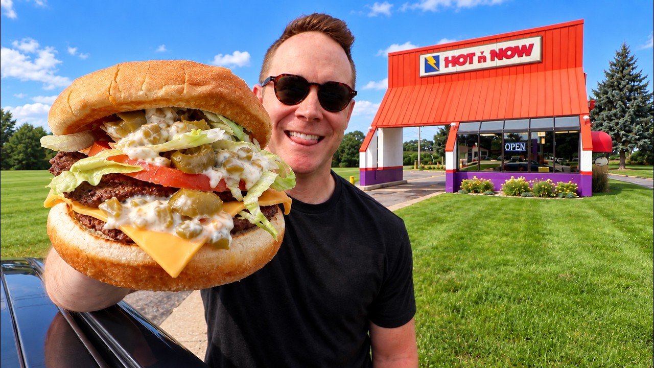 I Road Tripped To Hot 'N Now For A Classic Michigan Olive Burger