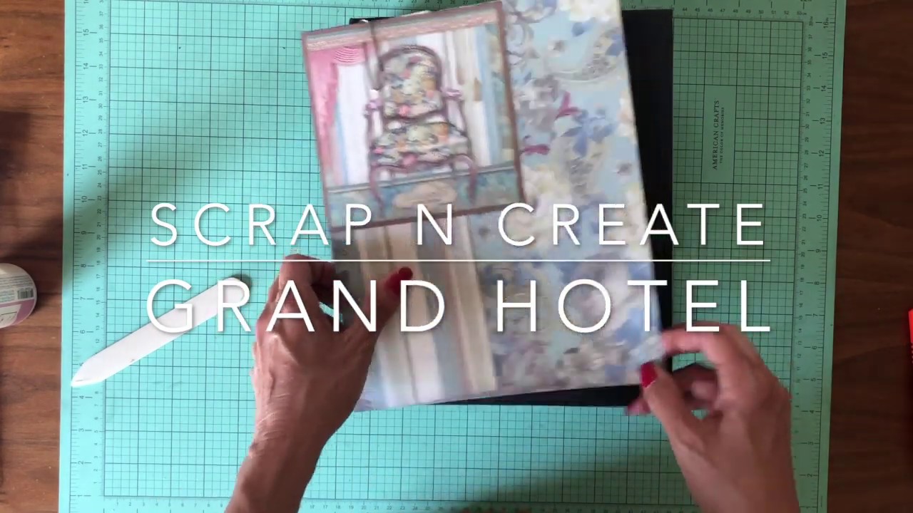 Stamperia Grand Hotel Mini Album Tutorial 3