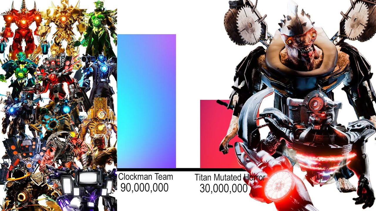 CLOCKMAN PRO TEAM VS SINISTER TITAN CLOCKMAN POWER LEVELS REMASTERED 46