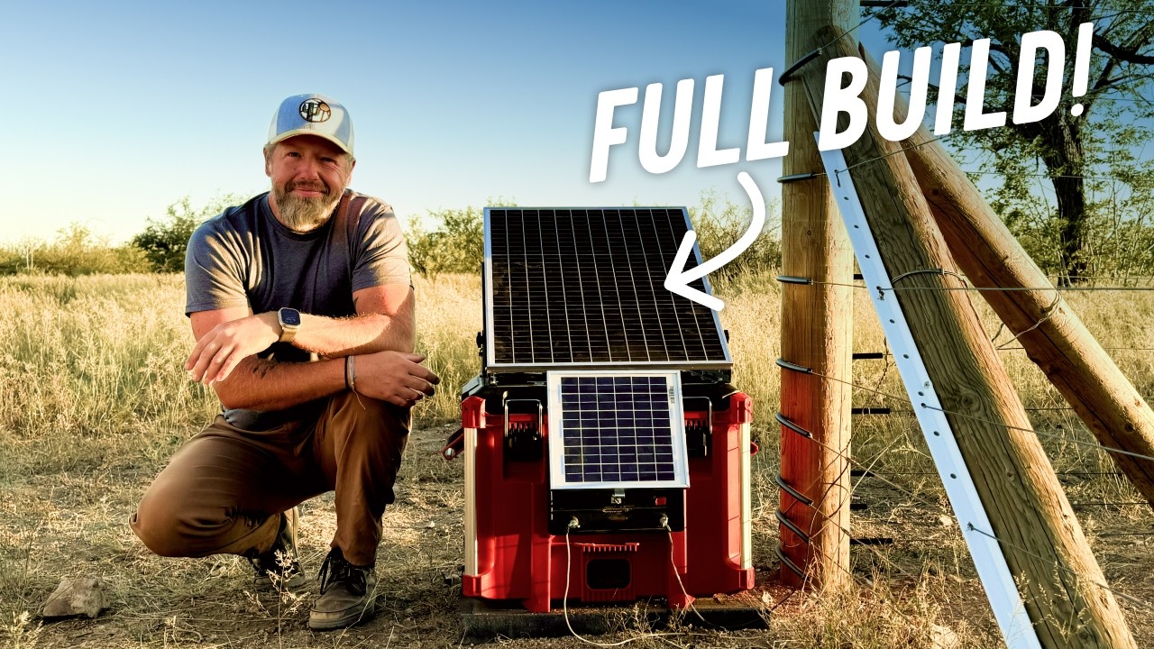 The Electric Fence CONTROLLED by Smartphone - Milwaukee Packout Hack
