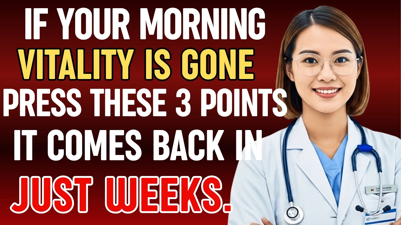 Men Over 60: Press These 3 Points – Your Morning Vitality Returns! (Dr. Vanessa Goh)