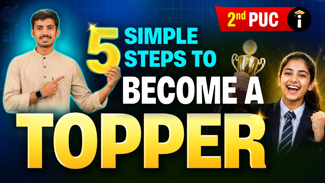 5 Proven Topper Strategies to Score 95%+ in 2nd PUC Board Exam #commerce #studyplan