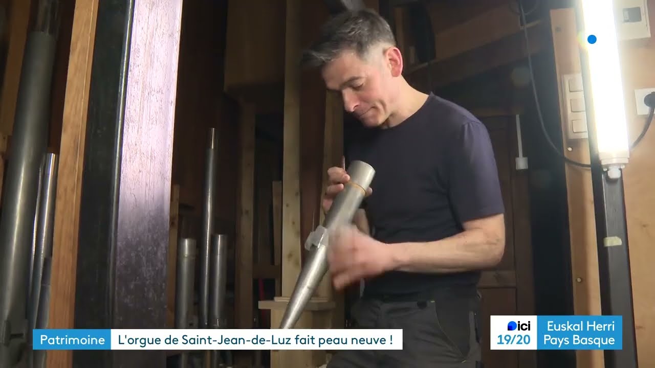 Patrimoine : l'orgue de Saint-Jean-de-Luz fait peau neuve