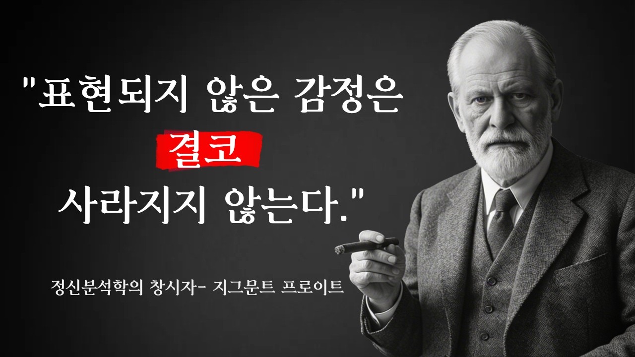 프로이트가 말하는 내면의 감정을 다루는 법