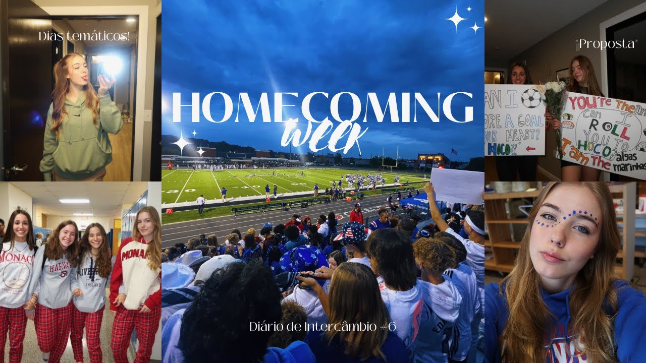 Diário de Intercâmbio #6 🇺🇸 - Semana de HOMECOMING nos EUA
