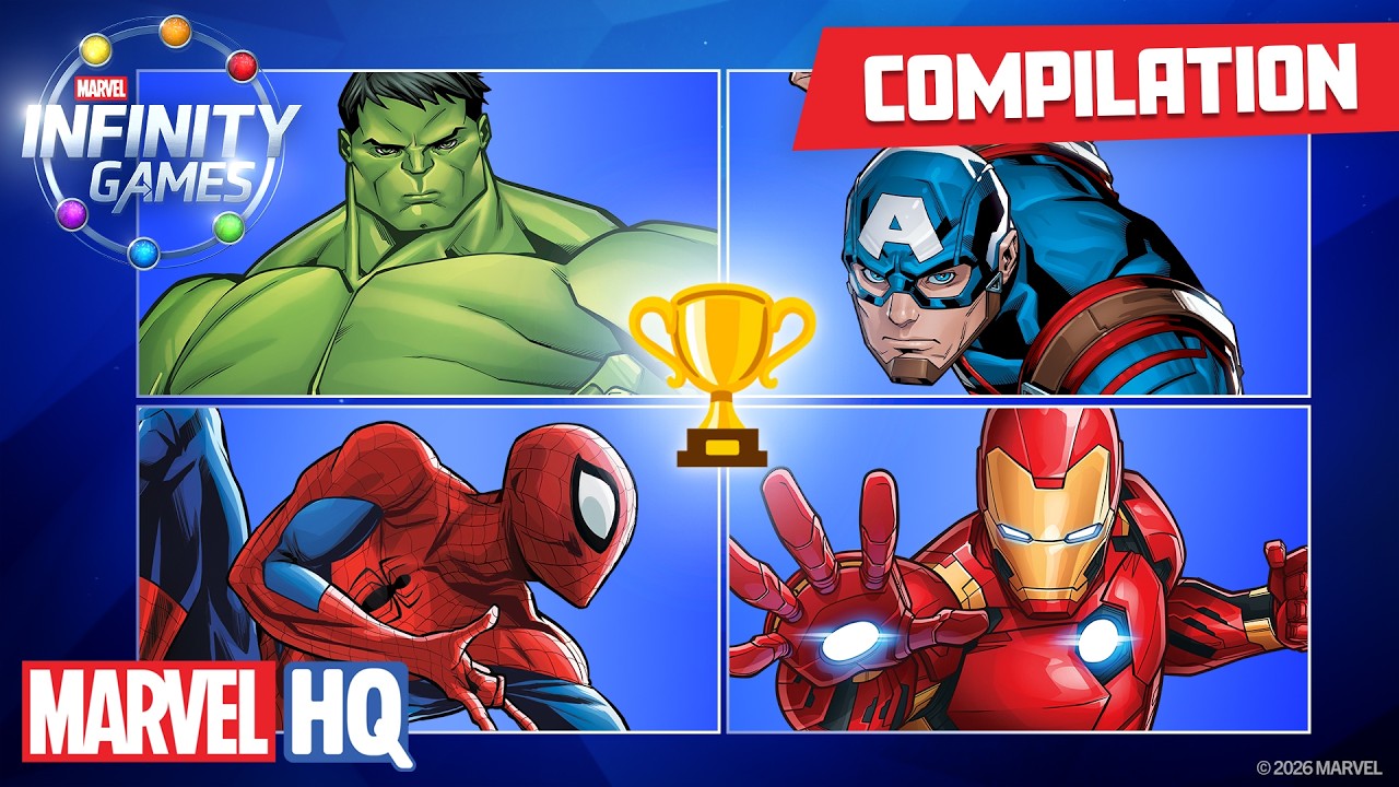 Avengers Super Hero Competition🏅🥊🏂 | Marvel's Infinity Games Compilation | @MarvelHQ