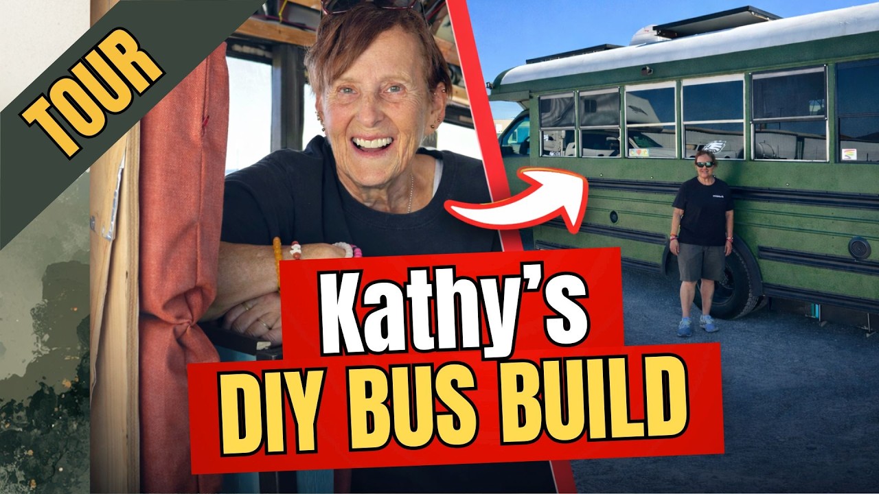 Экскурсия по созданию автобуса Shorty своими руками! Она проехала 2500 миль, чтобы встретиться с ...