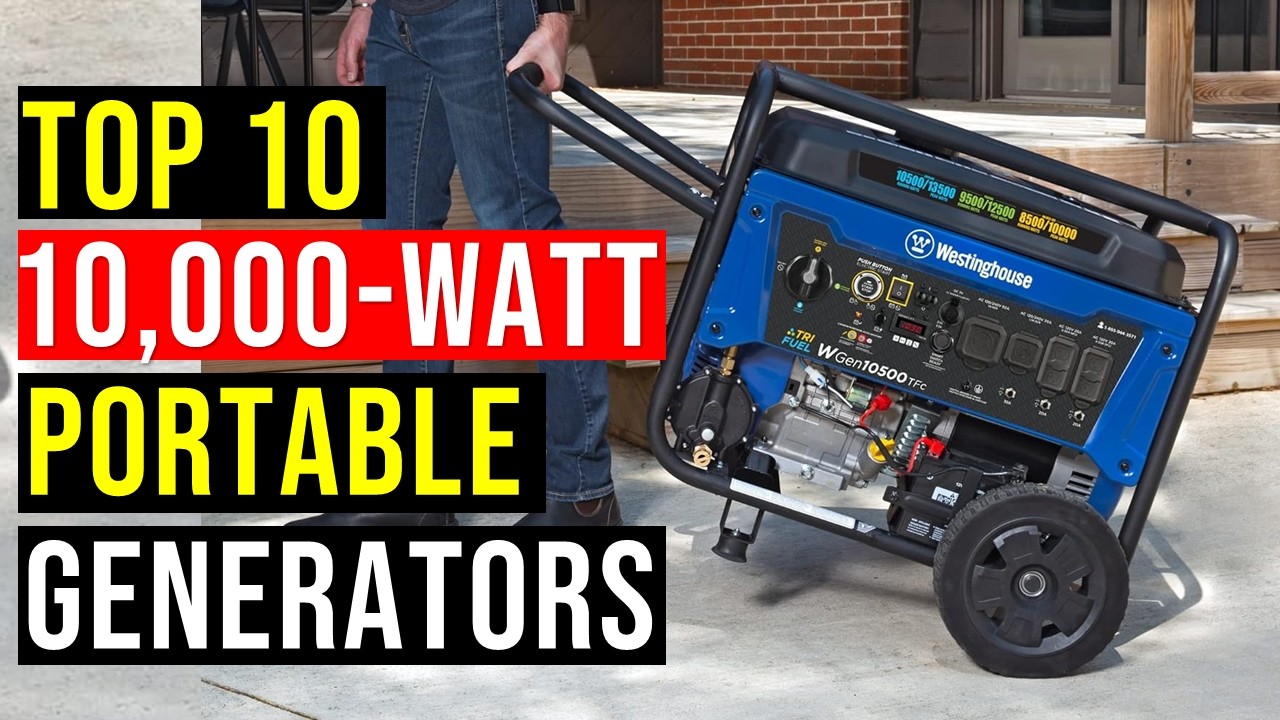 ✅The Best 10,000-Watt Portable Generators in 2026: Top- 10 Portable Generators (Reviews)