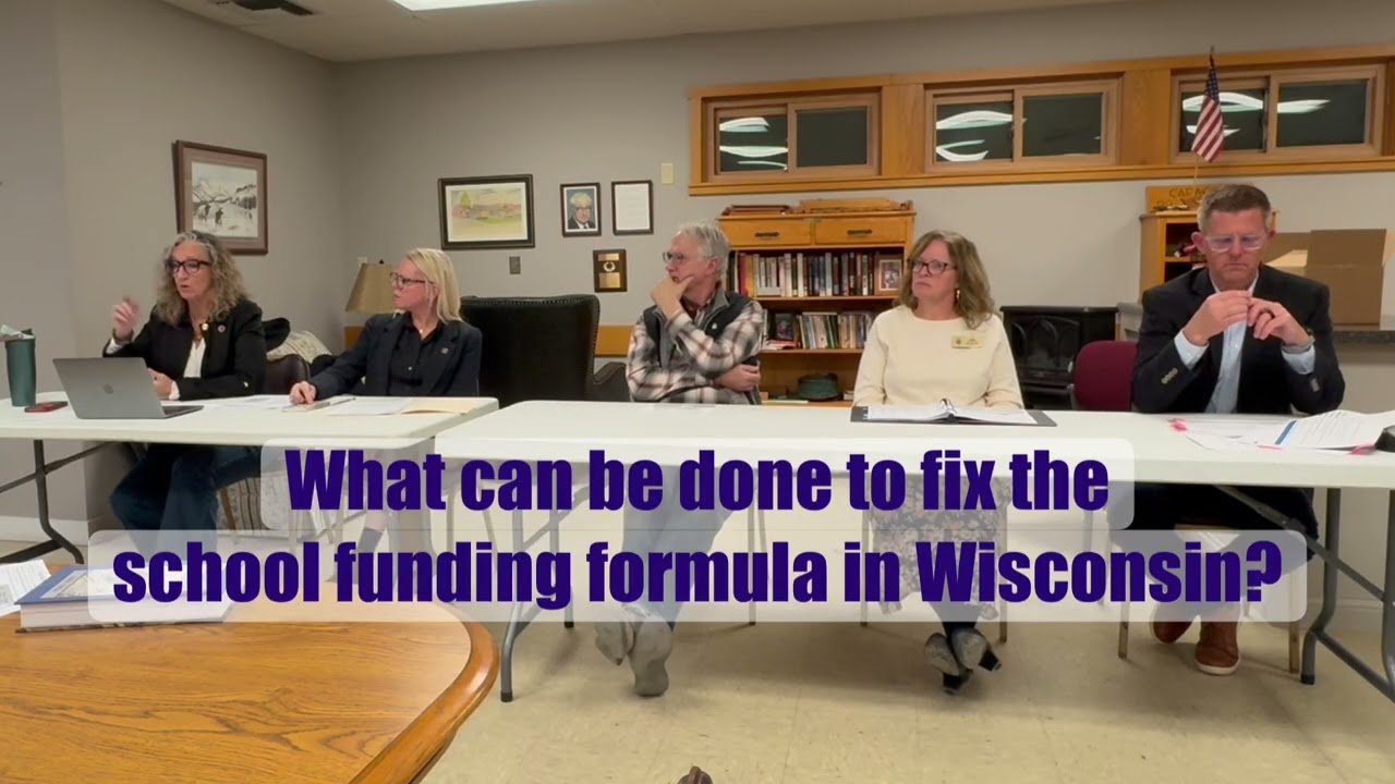 School Funding Panel Spring Green, WI @CommUNITYConversations2.0 
