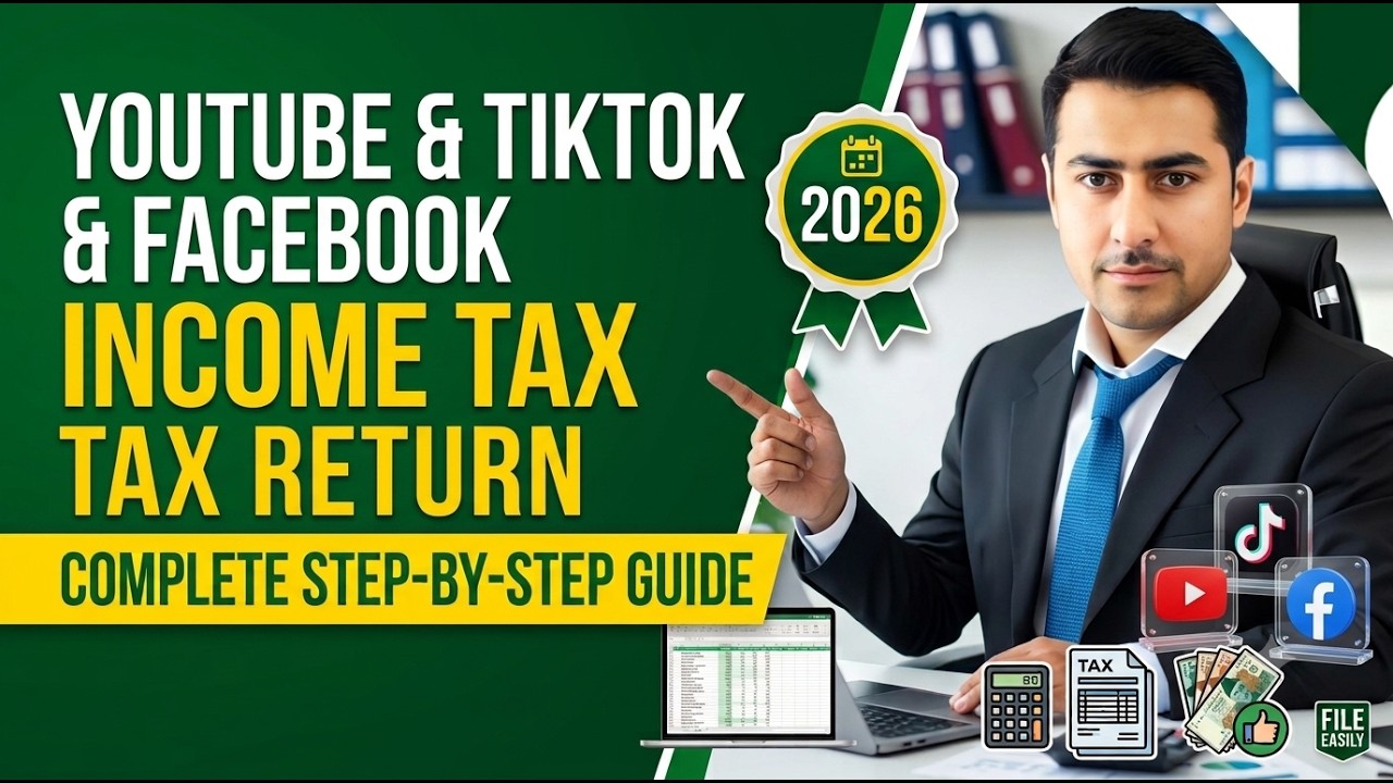 YouTube, TikTok & Facebook Income Tax Return | Step-by-Step (2026)