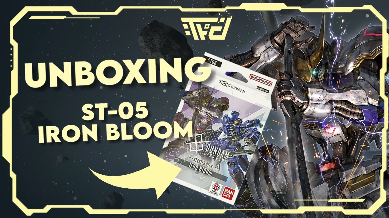 El Starter Deck MÁS ESPERADO: IRON BLOOM Gundam TCG ST05 (Unboxing)