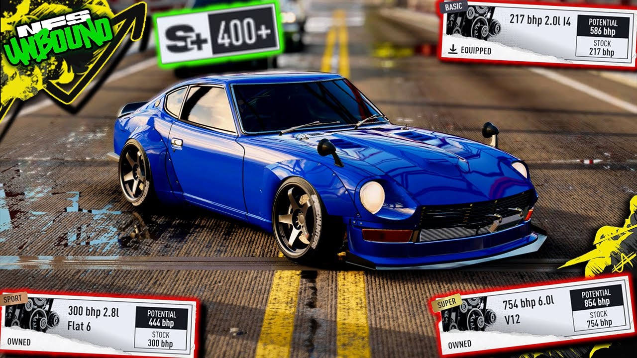 Best Engine Swap for S+ Tier | Nissan 240Z | Need For Speed Unbound