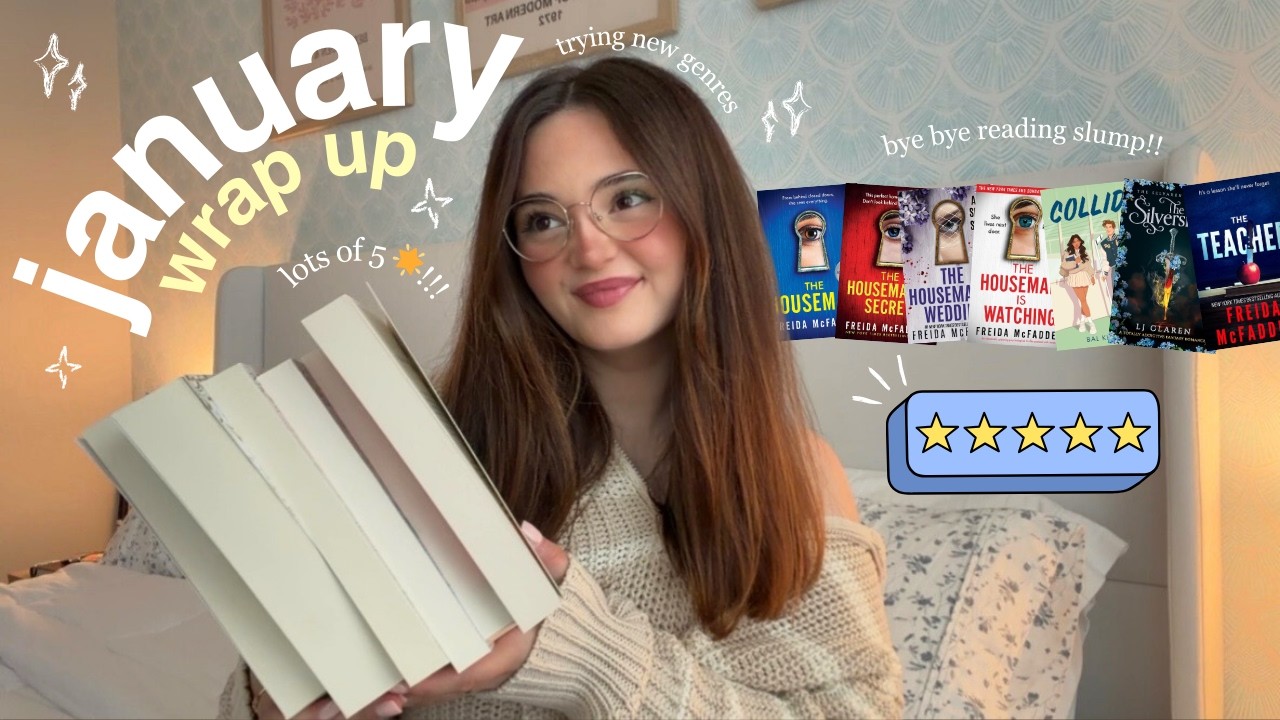 let’s talk about all the BOOKS I READ IN JANUARY 📖🌟 (bye bye 2025 reading slump!!)