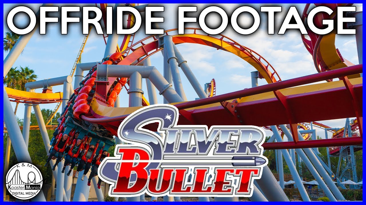 Silver Bullet | Knott's Berry Farm | 4K Off-ride Footage | Non-Copyright | 2021