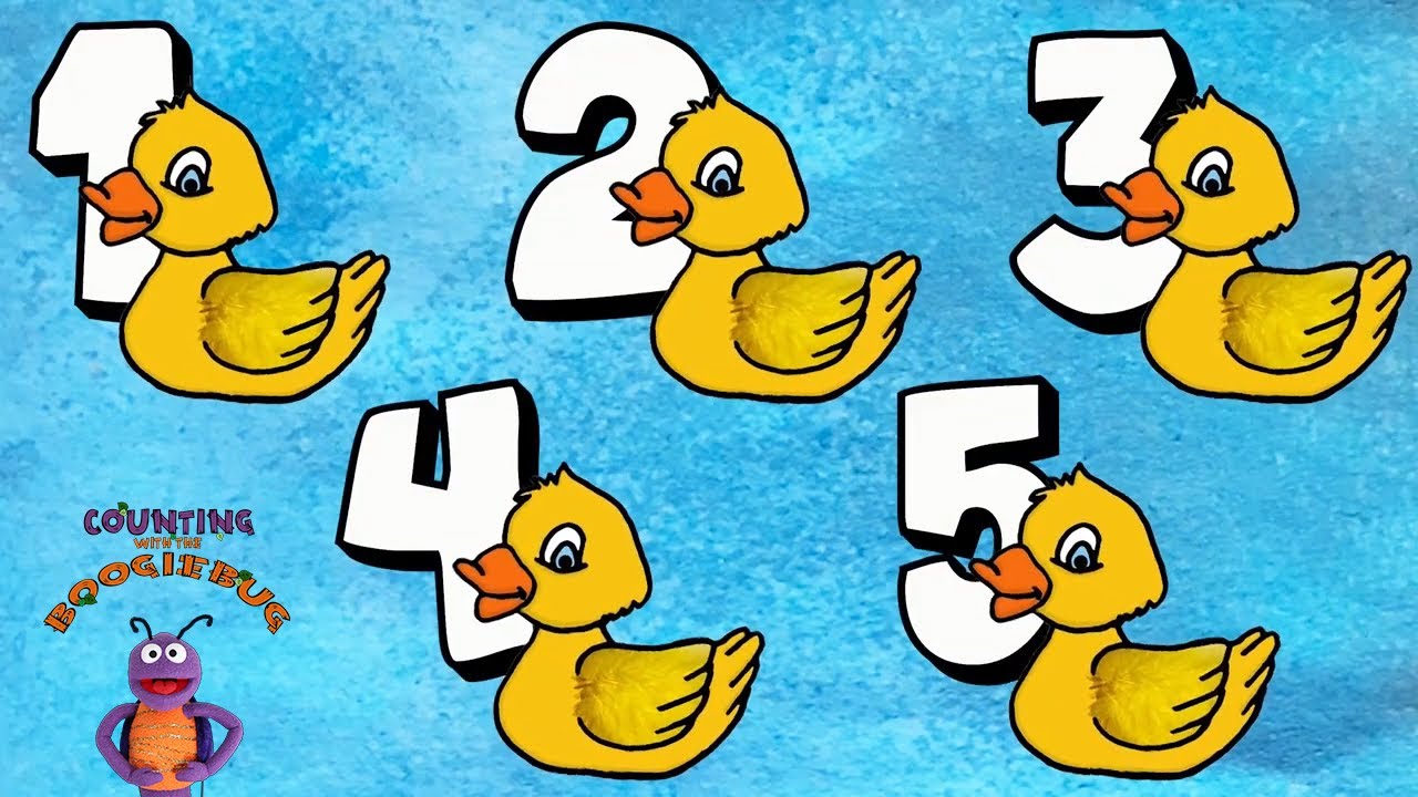 Boogiebug Counting - Five Little Ducks | Learn to Count for Toddlers