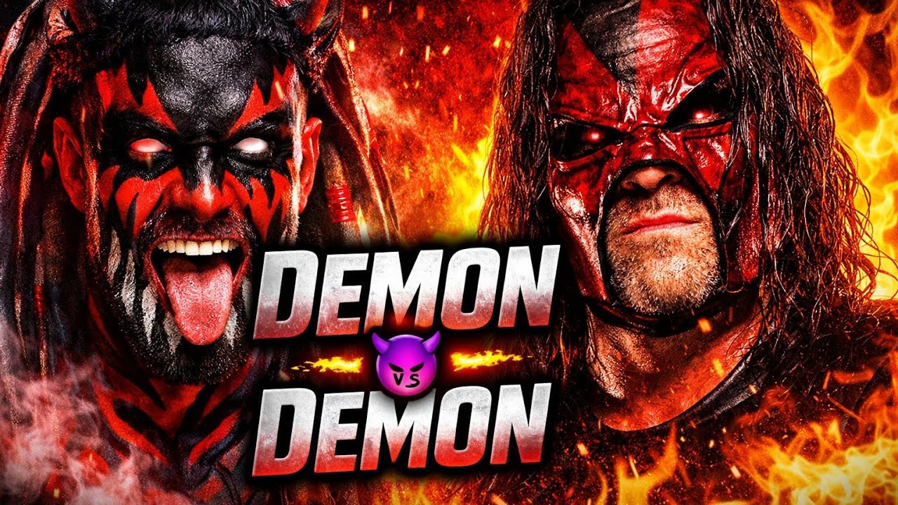WWE 2K25 Demon vs Demon 😈 Finn Balor vs Kane | Dream Match Full Fight #wwe 
