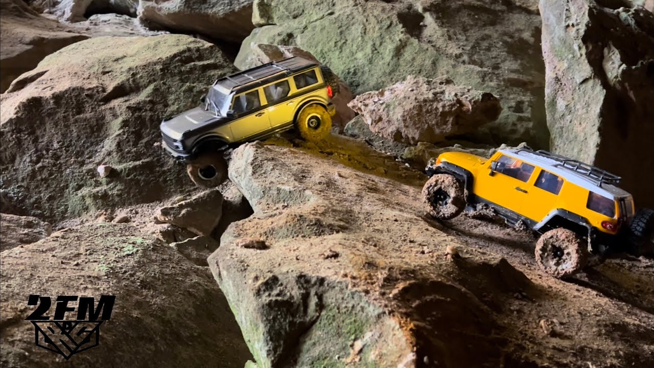1/18 Fun with FMS Fj Cruiser & EasyRC Bronx