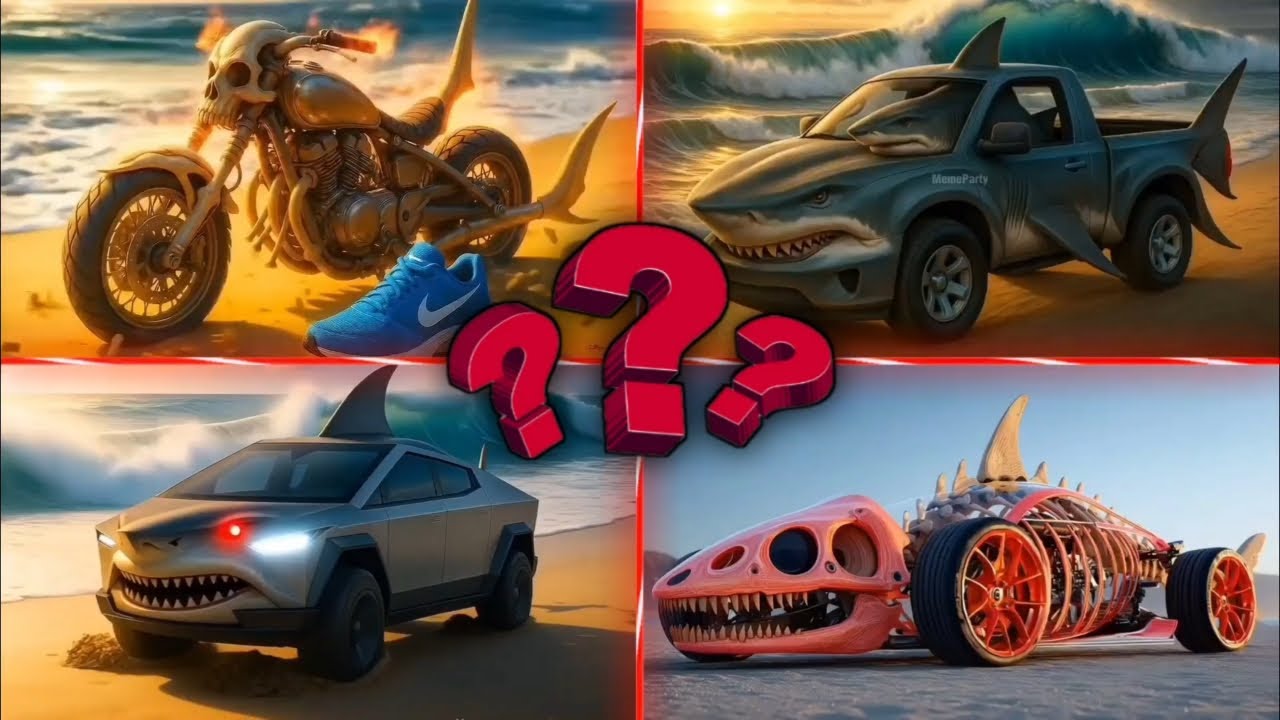 BRAINROT TRANSFORM: MOTORCYCLE & TRUCK & CYBER TRUCK & RACING CAR - Tiles Hop EDM Rush!
