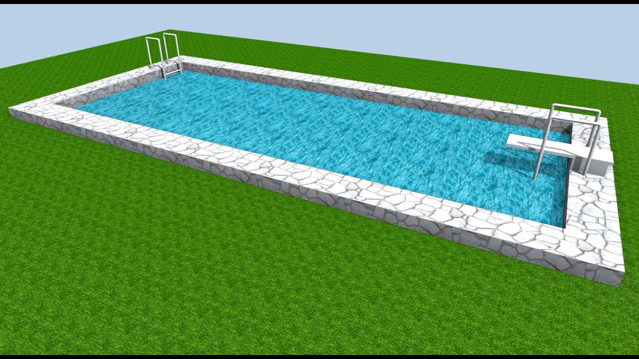 Crearea piscinei in Allplan