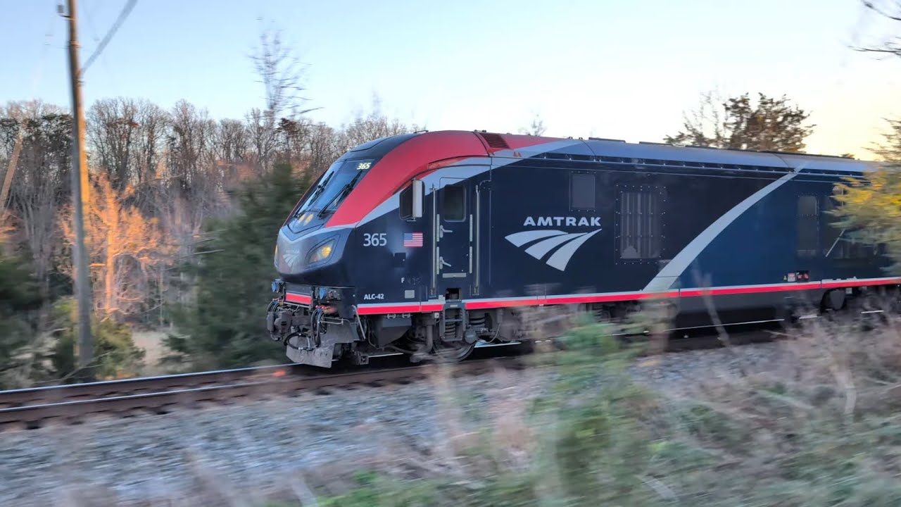 Pacing Amtrak 50 along Rt 22 in Keswick Virginia