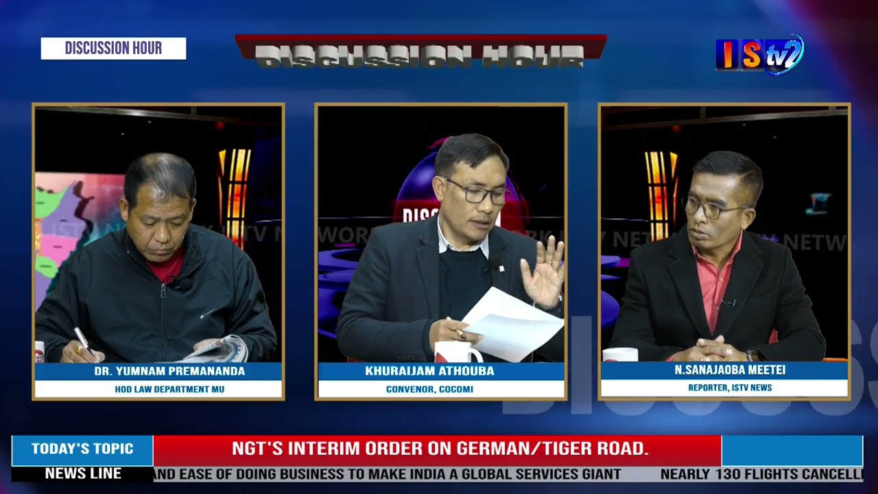 DISCUSSION HOUR  29TH  DEC . 2025 TOPIC : NGT'S INTERIM ORDER ON GERMAN/TIGER ROAD .