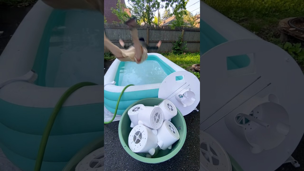 How To Clean A Tower Garden 🤣 #towergarden #towerfarm #aeroponics #hydroponics #urbanfarming