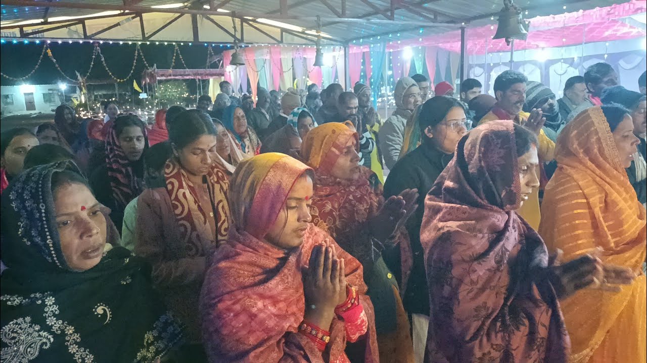 🚩संध्या आरती 🚩21 कुण्डीय महायज्ञ के पावन पर्व पर भजन संध्या  के बाद मां काली की आरती 🚩 12/1/2026