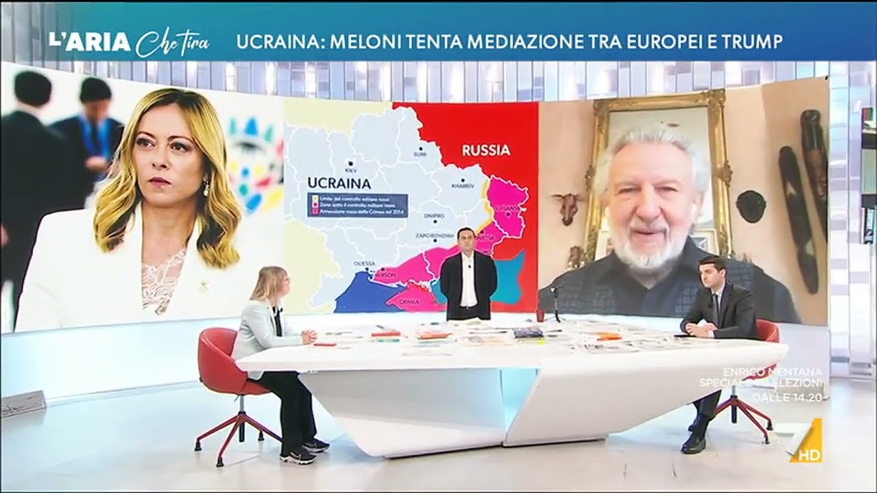 Odifreddi da Parenzo: l'Ucraina vicino alla resa, l'Europa già arresa