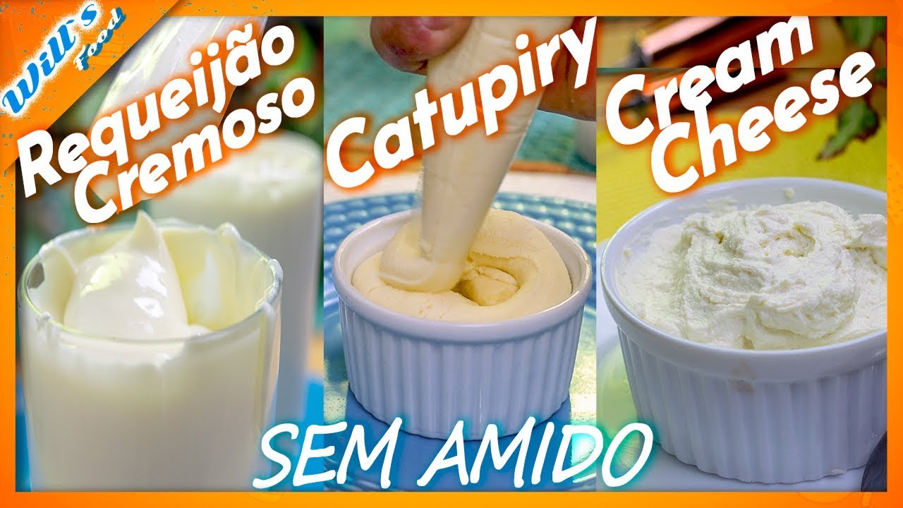 Como fazer CATUPIRY, CREAM CHEESE e REQUEIJÃO CREMOSO sem amido e com menos de R$ 6,00