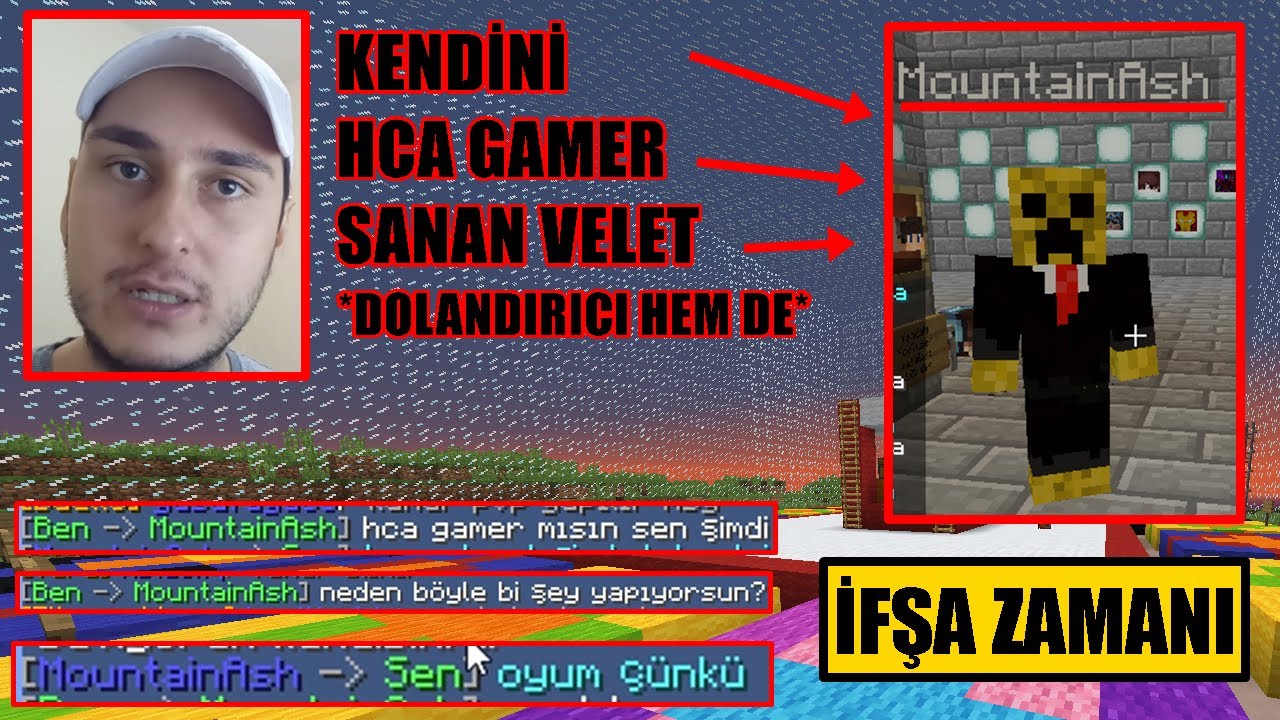 Hca Gamer'im Diyerek İnsanları Dolandırmaya Çalışan Velet! İFŞALANDI! - MİNECRAFT SONOYUNCU TİTANYUM