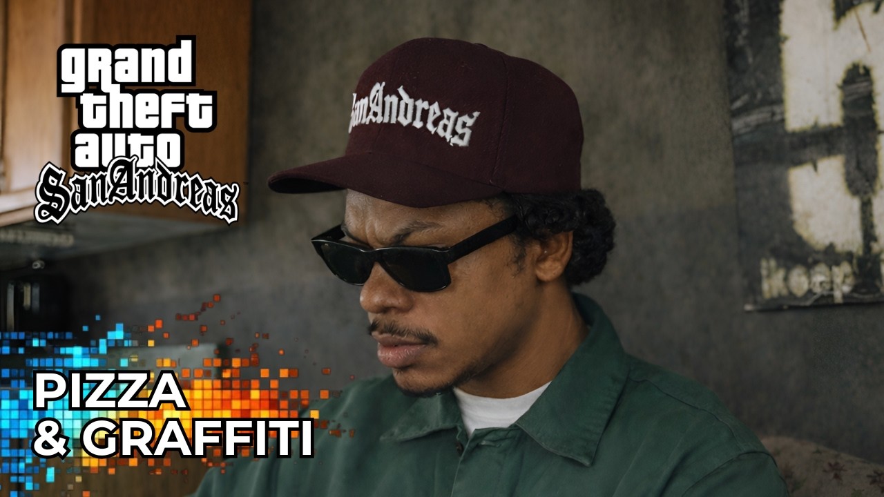 GTA San Andreas: Real Life Movie | Pizza & Graffiti
