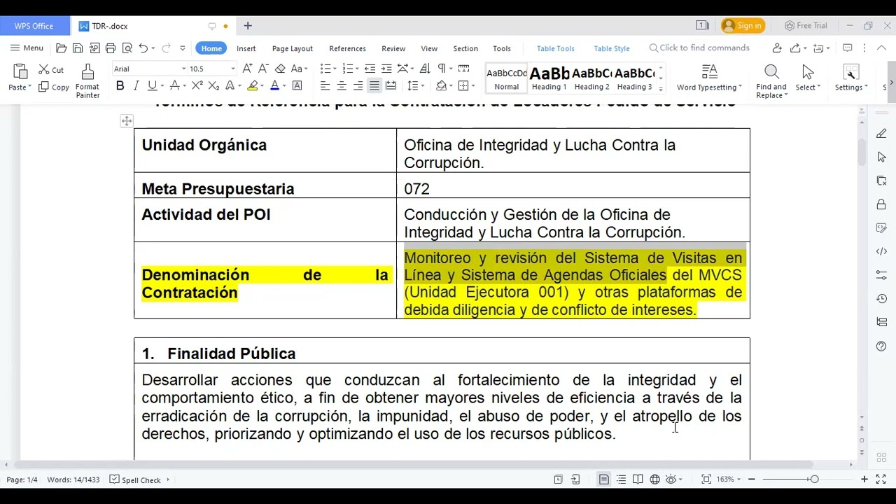 CASO : CREACION DE ITEM EN EL CATALOGO SIGA MEF