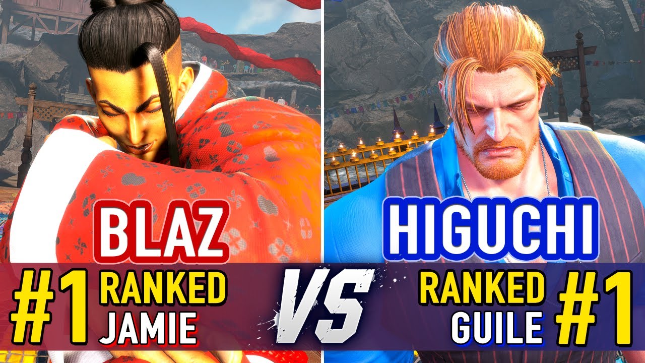 SF6 🤜 BLAZ (#1 Ranked Jamie) vs HIGUCHI (#1 Ranked Guile) 🤛 SF6 High Level Gameplay