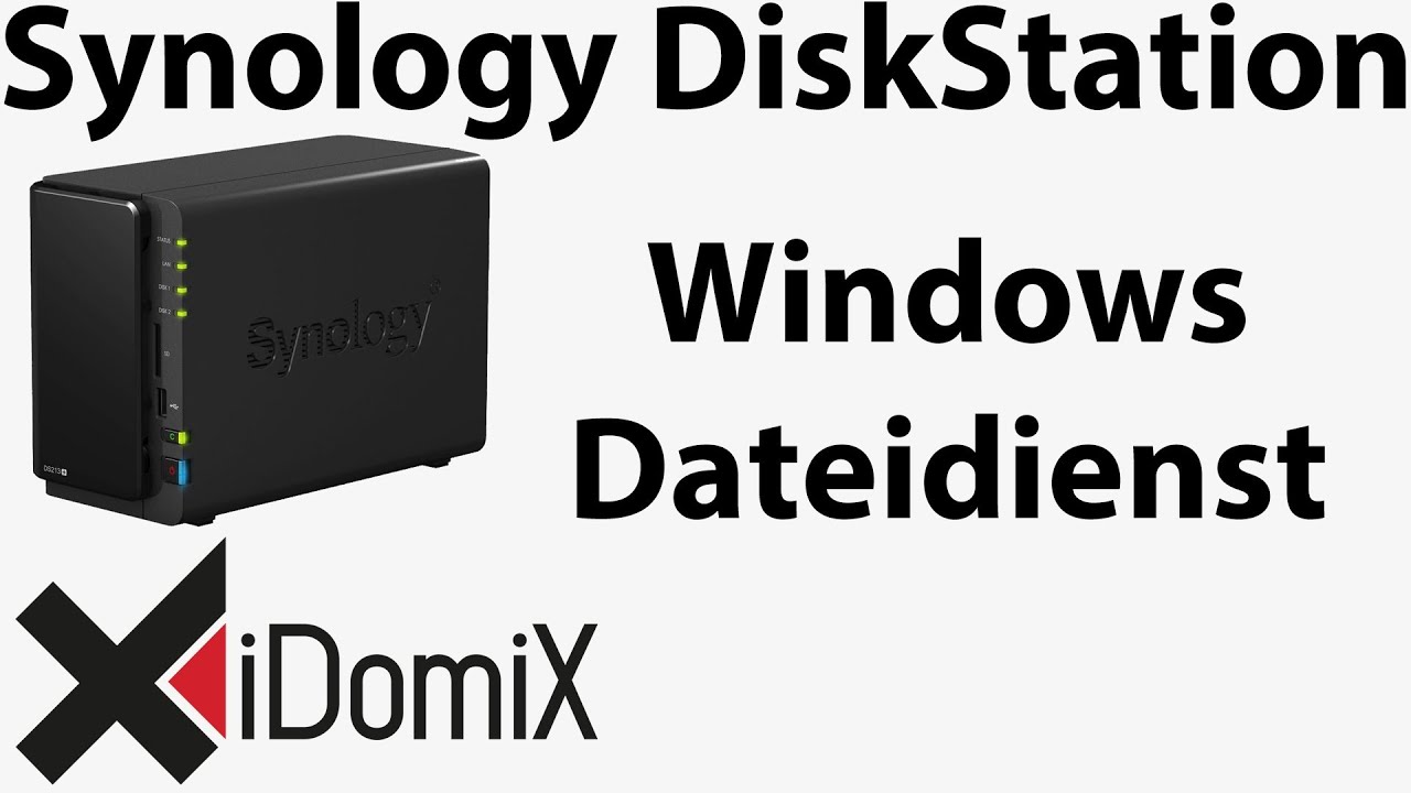 Synology DiskStation Windows Dateidienst einrichten konfigurieren