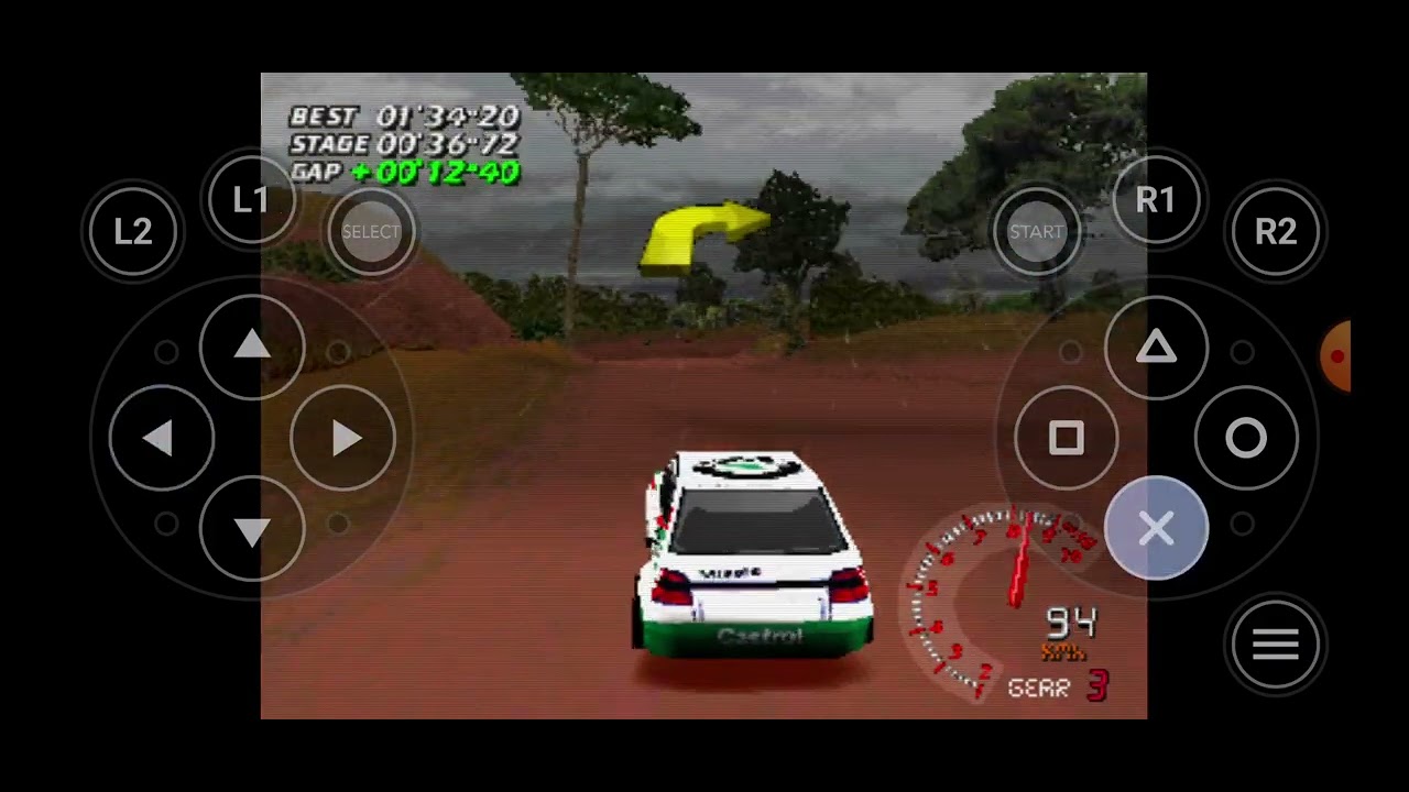 1996 V Rally 97 PlayStation 1 Title 
