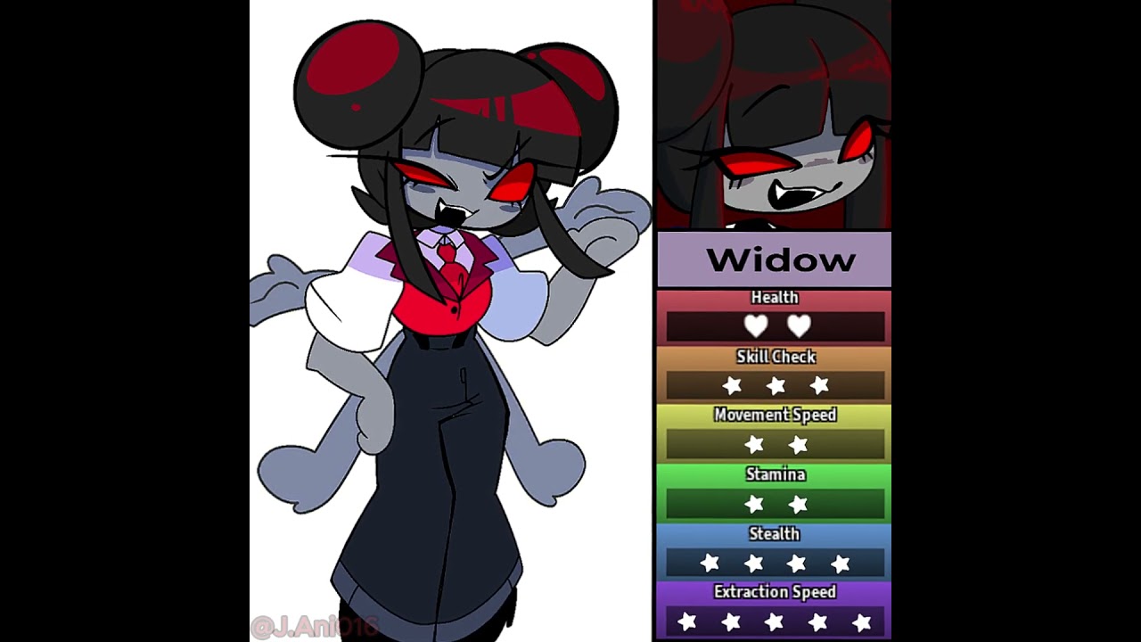 🕷️Meet Widow!🕷️Dandy's World Oc - Dandy's World - #shorts