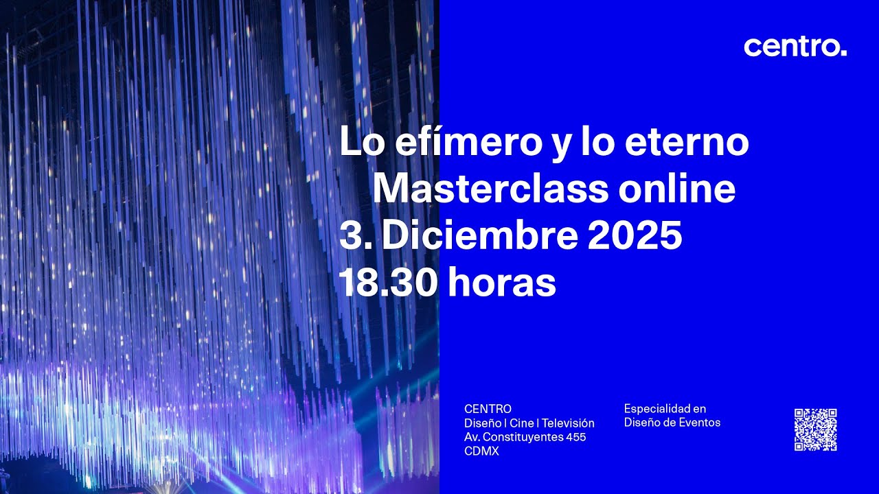 Masterclass | Lo efímero y lo eterno