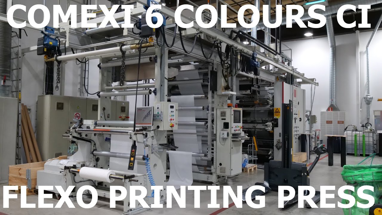#COMEXI FLEXO PRINTING COMEXI FS 1500 6 colors CI Flexo Press