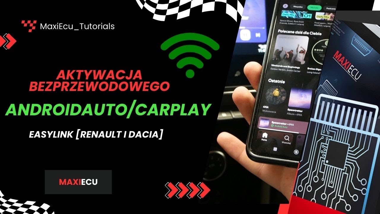 Odblokuj Bezprzewodowe Android Auto & CarPlay w Renault/Dacia - EasyLink [MaxiEcu]