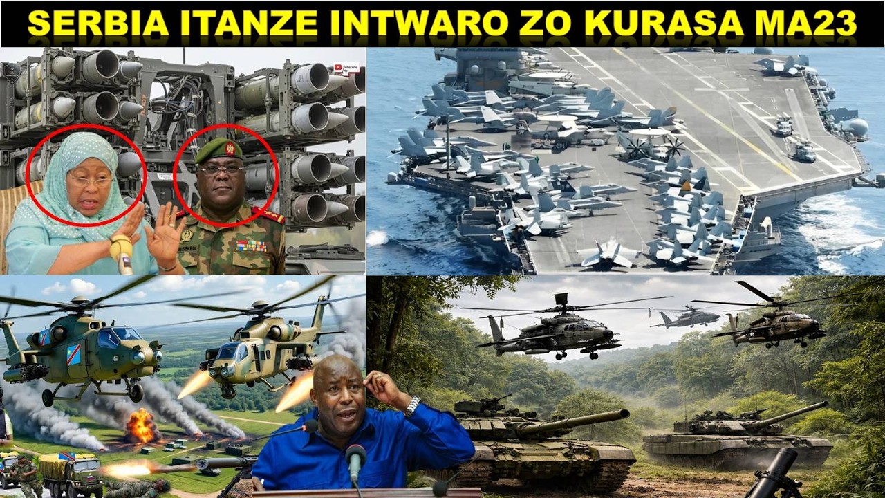 🚨LIVE: #SERBIA IZANYE INTWARO ZIKOMEYE MURI CONGO KURASA #MA23. #URUGAMBA RUKOMEYE RWEREKEJE MWENGA