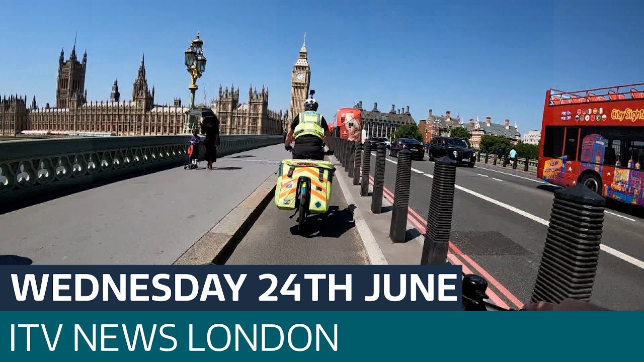 Londoners battle rare red extreme heat warning