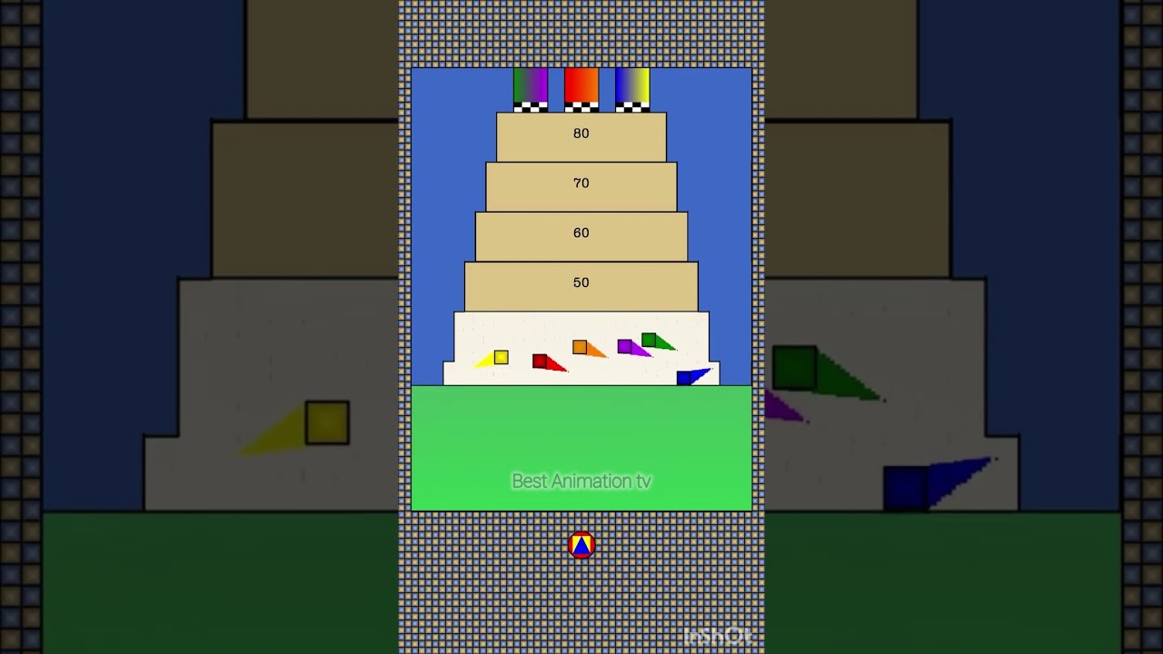 sSquare Race 2D - battle of colors EP.20🟦🟩🟨🟥