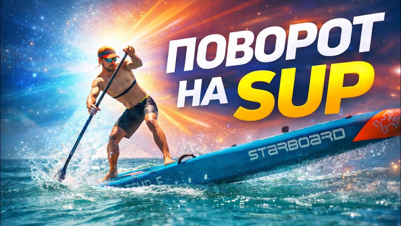 ПОВОРОТ НА SUP | ГАЙД ПО ПОВОРОТАМ НА ДОСКЕ | КАК РАЗВОРАЧИВАТЬСЯ НА САПЕ