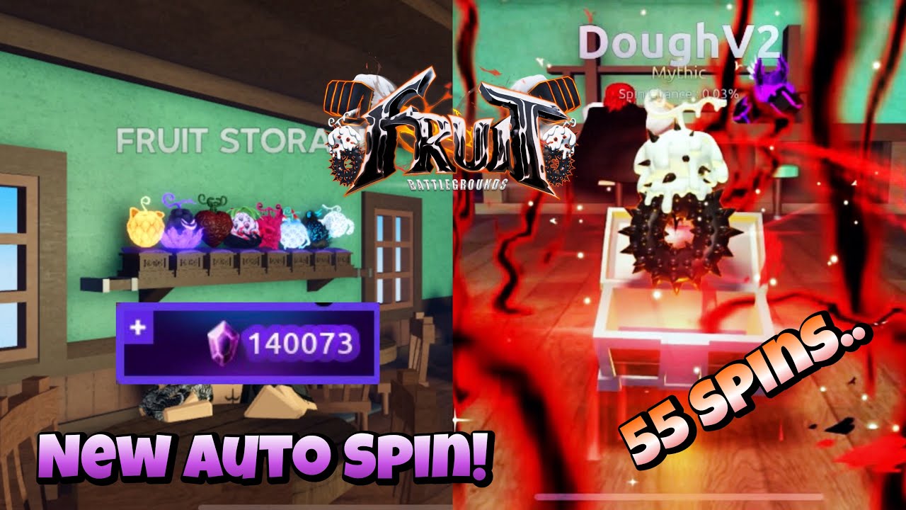 Spending 140k+ GEMS To Get Mythical DOUGH V2 0.01% in Fruit Battlegrounds..